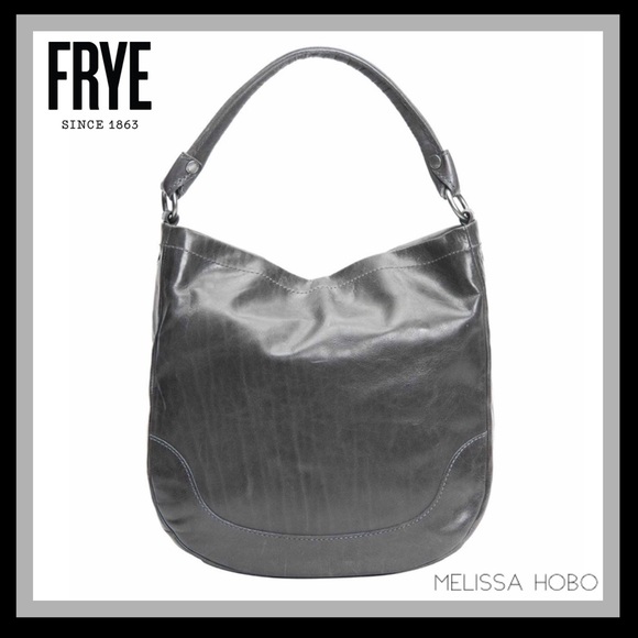 Frye Company Melissa Hobo Bag Purse Carbon Gray - Picture 5 of 9
